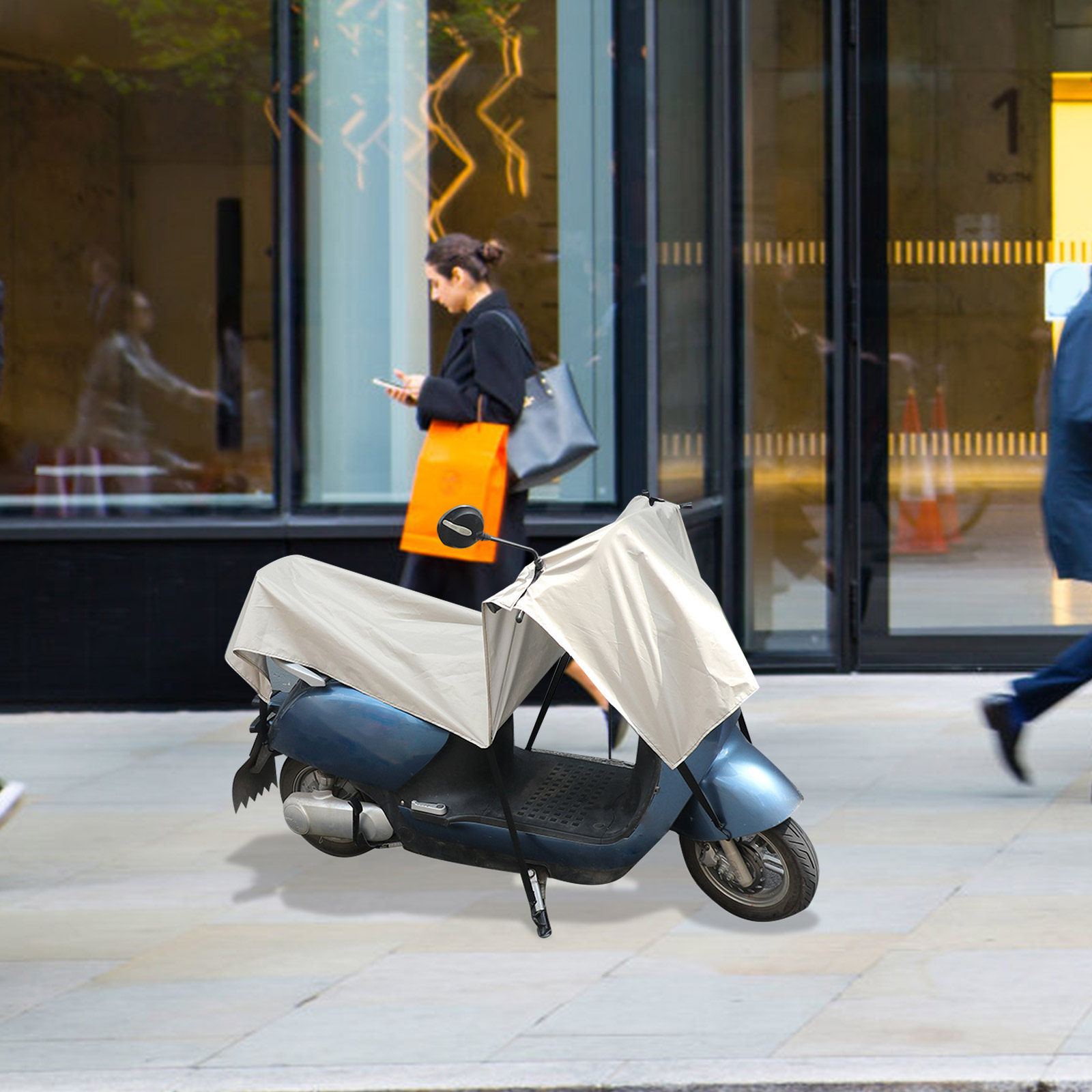 Electric Scooter Rain Cover - Copertura Impermeabile Extra Large per Scooter