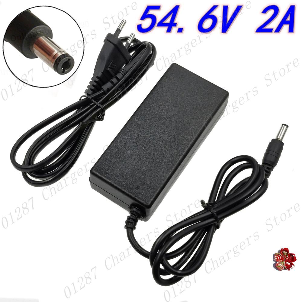 Electric Scooter Charger - Caricabatterie 54.6V 2A per Batteria Li-ion