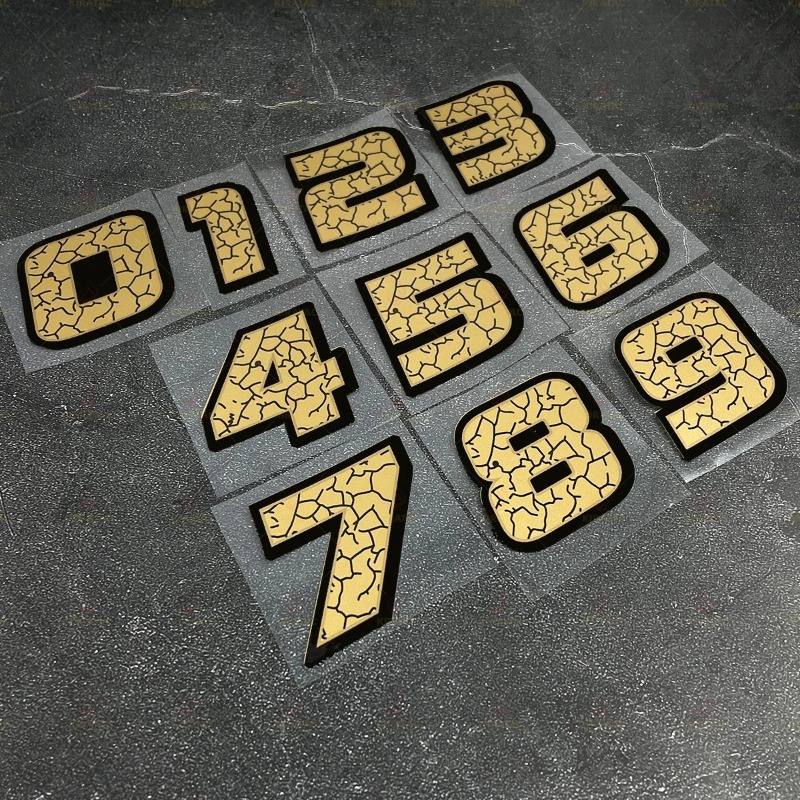 Set di 2 Adesivi Numerici per  - Scooter Helmet Set recensione e prezzo