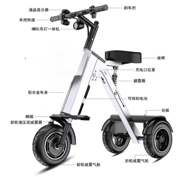 Auto elettrica pieghevole, pic - Electric Scooter recensione e prezzo