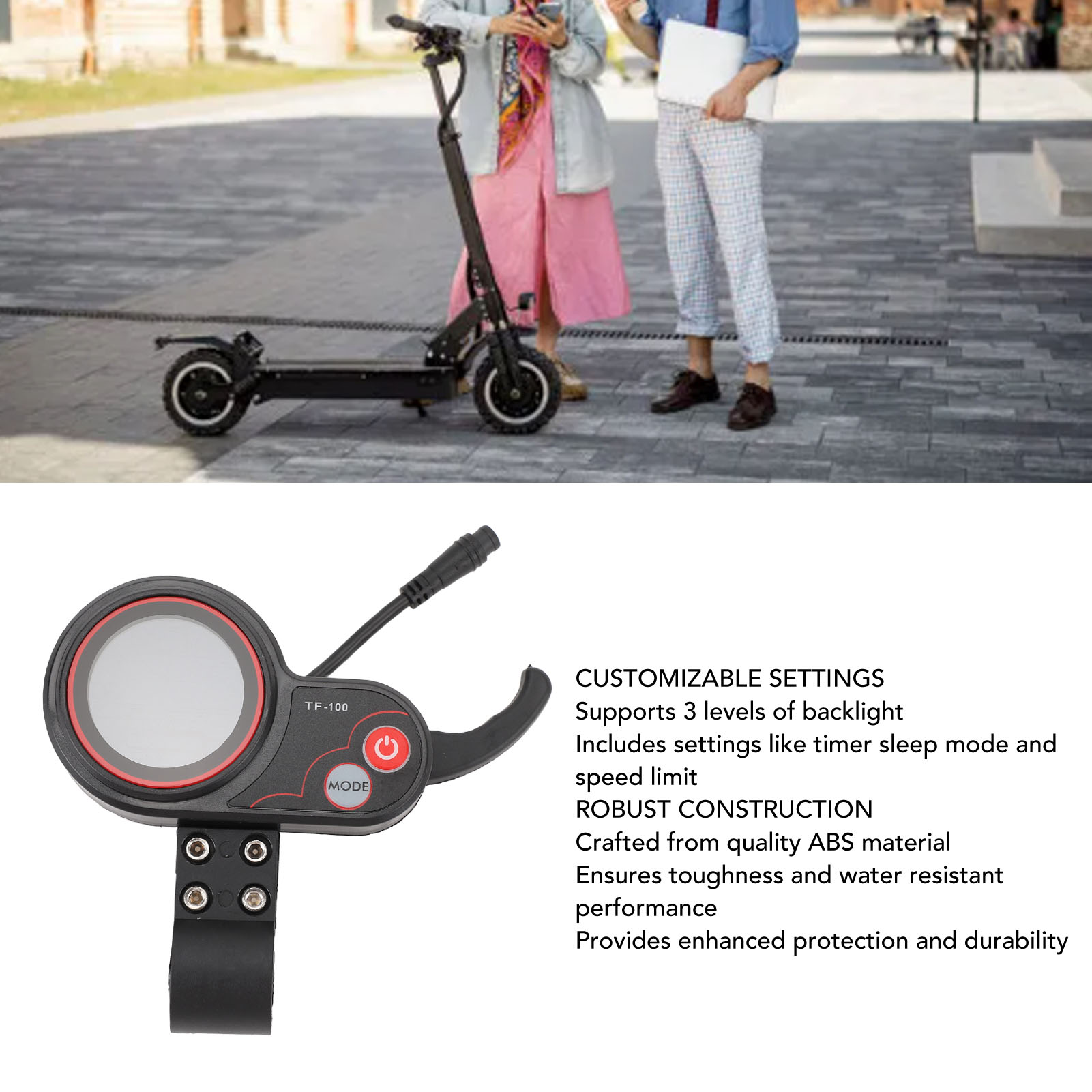 Display LCD 48V TF 100 per mon - Electric Scooter recensione e prezzo